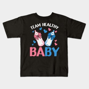 Gender Reveal Party Team Healthy Baby Kids T-Shirt